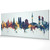 Munich Germany Skyline Cityscape PANORAMIC Box Canvas