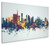 Milan Italy Skyline Cityscape Box Canvas