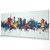 Milan Italy Skyline Cityscape PANORAMIC Box Canvas