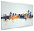 Wilmington Delaware Skyline Cityscape Box Canvas