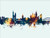 Krakow Poland Skyline Cityscape Poster Art Print