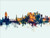 Stirling Scotland Skyline Cityscape Poster Art Print