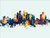 Doha Qatar Skyline Cityscape Poster Art Print