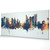 Oakland California Skyline Cityscape PANORAMIC Box Canvas