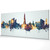 Reykjavík Iceland Skyline Cityscape PANORAMIC Box Canvas