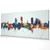 Tallahassee Florida Skyline Cityscape PANORAMIC Box Canvas