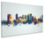 West Palm Beach Florida Skyline Cityscape Box Canvas