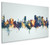 Birmingham Alabama Skyline Cityscape Box Canvas