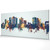 San Mateo California Skyline Cityscape PANORAMIC Box Canvas