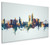 Omaha Nebraska Skyline Cityscape Box Canvas