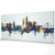Omaha Nebraska Skyline Cityscape PANORAMIC Box Canvas