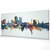 Colorado Springs Colorado Skyline Cityscape PANORAMIC Box Canvas