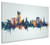 Wolverhampton England Skyline Cityscape Box Canvas