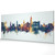 Málaga Spain Skyline Cityscape PANORAMIC Box Canvas