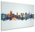 Poughkeepsie New York Skyline Cityscape Box Canvas