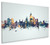 Mobile Alabama Skyline Cityscape Box Canvas