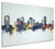 Hobart Australia Skyline Cityscape Box Canvas