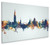 St Petersburg Russia Skyline Cityscape Box Canvas