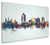 Roanoke Virginia Skyline Cityscape Box Canvas