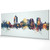 Roanoke Virginia Skyline Cityscape PANORAMIC Box Canvas