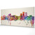 Anchorage Alaska Skyline Cityscape PANORAMIC Box Canvas