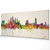 Tampa Florida Skyline Cityscape PANORAMIC Box Canvas