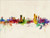Liege Belgium Skyline Cityscape Poster Art Print
