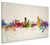 Liege Belgium Skyline Cityscape Box Canvas