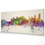Calgary Canada Skyline Cityscape PANORAMIC Box Canvas