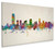 Jersey City New Jersey Skyline Cityscape Box Canvas