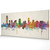 Jersey City New Jersey Skyline Cityscape PANORAMIC Box Canvas