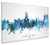 Stoke-on-Trent England Skyline Cityscape Box Canvas Stoke-on-Trent England Skyline Cityscape Box Canvas