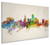 Providence Rhode Island Skyline Cityscape Box Canvas