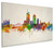 Lyon France Skyline Cityscape Box Canvas Lyon France Skyline Cityscape Box Canvas