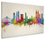 Mumbai India Skyline Cityscape Box Canvas