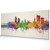 Cardiff Wales Skyline Cityscape PANORAMIC Box Canvas