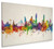 Bangkok Thailand Skyline Cityscape Box Canvas