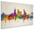 Warsaw Poland Skyline Cityscape Box Canvas