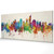 Jakarta Indonesia Skyline Cityscape PANORAMIC Box Canvas