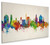 Durham North Carolina Skyline Cityscape Box Canvas Durham North Carolina Skyline Cityscape Box Canvas