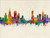 Chicago Illinois Skyline Cityscape Poster Art Print