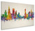 Chicago Illinois Skyline Cityscape Box Canvas Chicago Illinois Skyline Cityscape Box Canvas