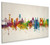 Lisbon Portugal Skyline Cityscape Box Canvas