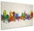 Ljubljana Slovenia Skyline Cityscape Box Canvas Ljubljana Slovenia Skyline Cityscape Box Canvas
