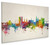 Dundee Scotland Skyline Cityscape Box Canvas