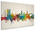 Kingston upon Hull England Skyline Cityscape Box Canvas