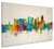 Cape Town South Africa Skyline Cityscape Box Canvas