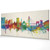 Bucharest Romania Skyline Cityscape PANORAMIC Box Canvas