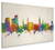 Groningen Netherlands Skyline Cityscape Box Canvas