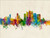 Manila Philippines Skyline Cityscape Poster Art Print